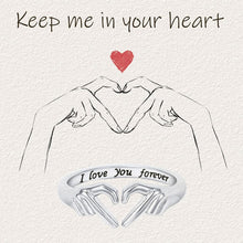 Load image into Gallery viewer, To My Daughter ‘I Love You Forever’ Heart Ring