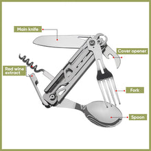 Load image into Gallery viewer, Folding Cutlery Portable Corkscrew