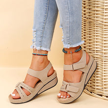 Load image into Gallery viewer, Velcro Roman Style Sandals