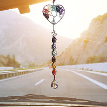 Load image into Gallery viewer, 7 Chakra Stone Healing Crystal Tree of Life Decoration