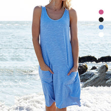Load image into Gallery viewer, Women&#39;s Tank Top Vest Soild Pocket Daily Dress