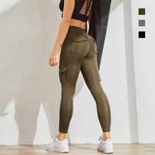 Load image into Gallery viewer, Women&#39;s Pocket Sexy Stretch Leggings Fitness Track Pants