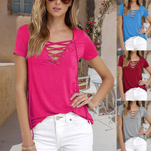 Load image into Gallery viewer, Sexy V-Neck T-Shirt Top