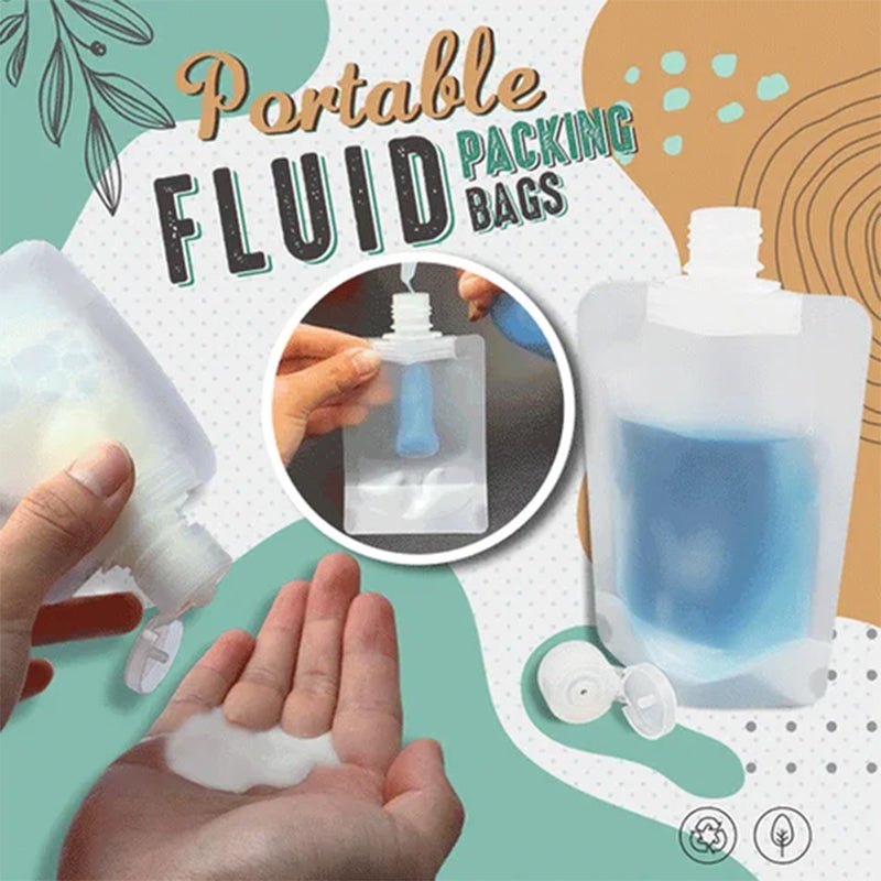 Portable Travel Fluid Dispensing Packing Bag💓