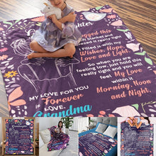 Load image into Gallery viewer, 🎁Granddaughter's Gift-Sweet Words Blanket
