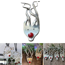 Load image into Gallery viewer, Funny Fork Reindeer Ornament