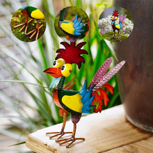 Load image into Gallery viewer, Funny garden rooster statue