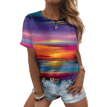 Load image into Gallery viewer, Women&#39;s Casual 3D Printed Painting T-shirt