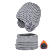 Load image into Gallery viewer, Children's Winter Fleece Scarf Suit