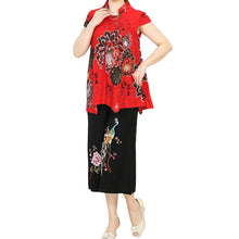 Load image into Gallery viewer, Elderly Cotton and Linen Two Piece Set
