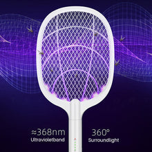 Load image into Gallery viewer, USB Rechargeable Electric Fly Swatter Large Insect Racket