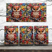Load image into Gallery viewer, Mug with owl print