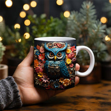Load image into Gallery viewer, Mug with owl print