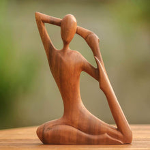 Load image into Gallery viewer, Wooden Yogi Sculpture