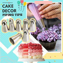 Load image into Gallery viewer, Stainless steel spout set for cupcakes and cake decoration