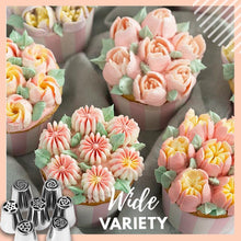 Load image into Gallery viewer, Stainless steel spout set for cupcakes and cake decoration