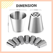 Load image into Gallery viewer, Stainless steel spout set for cupcakes and cake decoration