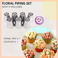 Load image into Gallery viewer, Stainless steel spout set for cupcakes and cake decoration