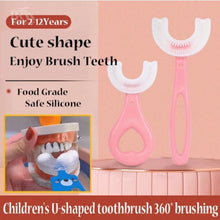 Load image into Gallery viewer, 360° Kids U-shaped Toothbrush