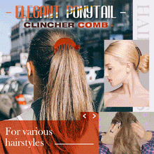 Load image into Gallery viewer, Elegant Ponytail Clincher Hair Comb