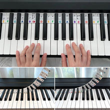 Load image into Gallery viewer, Detachable Piano Keyboard Sheet Music Labels