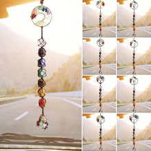 Load image into Gallery viewer, 7 Chakra Stone Healing Crystal Tree of Life Decoration