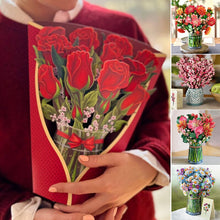 Load image into Gallery viewer, 3D Bouquet Greeting Card