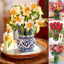 Load image into Gallery viewer, 3D Bouquet Greeting Card