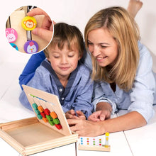 Load image into Gallery viewer, Wooden 2-Sided Sliding Logic Puzzle