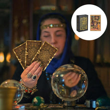 Load image into Gallery viewer, 🔮Explore the Mystical World of Tarot Gold Foil Tarot🔮