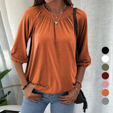 Load image into Gallery viewer, Pullover Crewneck Loose T-Shirt