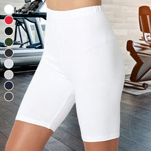 Load image into Gallery viewer, Women's Solid Color Flat Five-point Yoga Pants
