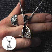 Load image into Gallery viewer, Nordic Vikings Axe Necklace