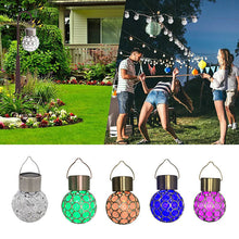 Load image into Gallery viewer, Solar Hanging Lantern Outdoor Waterproof Solar Lamps