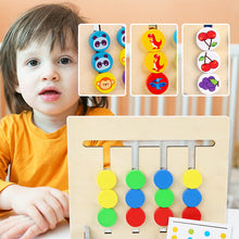 Load image into Gallery viewer, Wooden 2-Sided Sliding Logic Puzzle