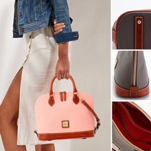 Load image into Gallery viewer, Pebble Leather Zip Zip Satchel