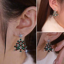 Load image into Gallery viewer, Christmas Tree Stud Earrings