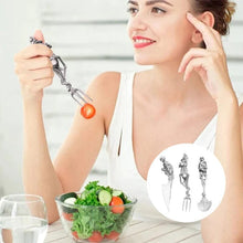 Load image into Gallery viewer, Halloween Gift Skeletal Cutlery Sets