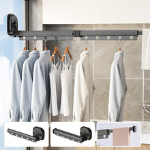 Load image into Gallery viewer, Wall-Mounted Foldable Clothes Drying Rack with Suction Cup