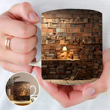 Load image into Gallery viewer, 3D Bookshelf Mug Sublimation