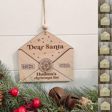 Load image into Gallery viewer, Letter to Santa Christmas Ornament