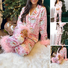 Load image into Gallery viewer, Santa Claus Printed Pajamas