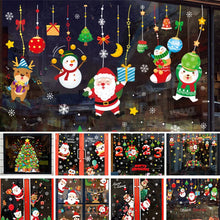 Load image into Gallery viewer, Christmas Window Clings Double-Sided Re-appliable Decoration