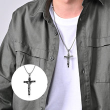 Load image into Gallery viewer, Titanium Steel Crucifix Necklace