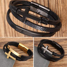 Load image into Gallery viewer, Multilayer Cross Bracelet