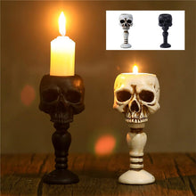 Load image into Gallery viewer, Cubic Skull Pillar Candle Holder