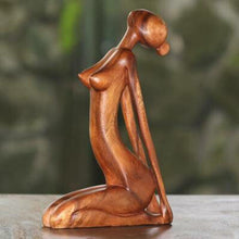 Load image into Gallery viewer, Wooden Yogi Sculpture