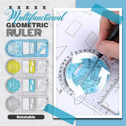 Multifunctional Student Math Ruler