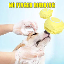 Load image into Gallery viewer, 💦Soft Silicone Pet Shampoo Massage Dispenser Shower Brush💦