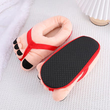 Load image into Gallery viewer, Funny Foot Plush Novelty Slippers